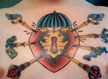 chest tattoo images