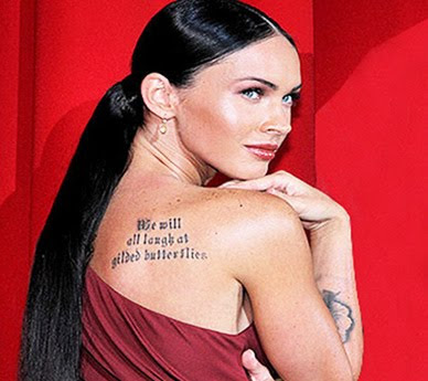 Celebrity Tattoos - Megan Fox