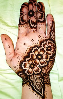 henna flower tattoo design images