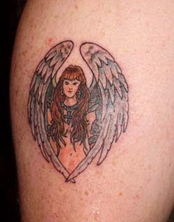 Angel wing tattoo designs