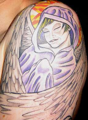 angel tattoo gallery design art is very good with many types of tattoos