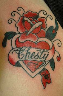 image of Rose and Heart tattoo