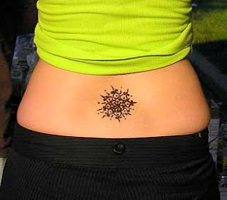 image of lower back tattoo