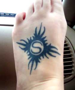 Tribal Sun Tattoo images