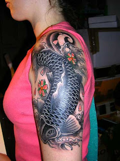 image of Tribal fish tattoo