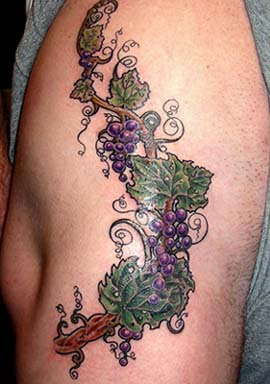 Grapevine Tattoo designs