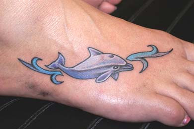Dolphin Tattoo-Wake Up with Joy: Tattoos and Tattoo Pictures 44112