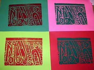 Art Dish: printmaking