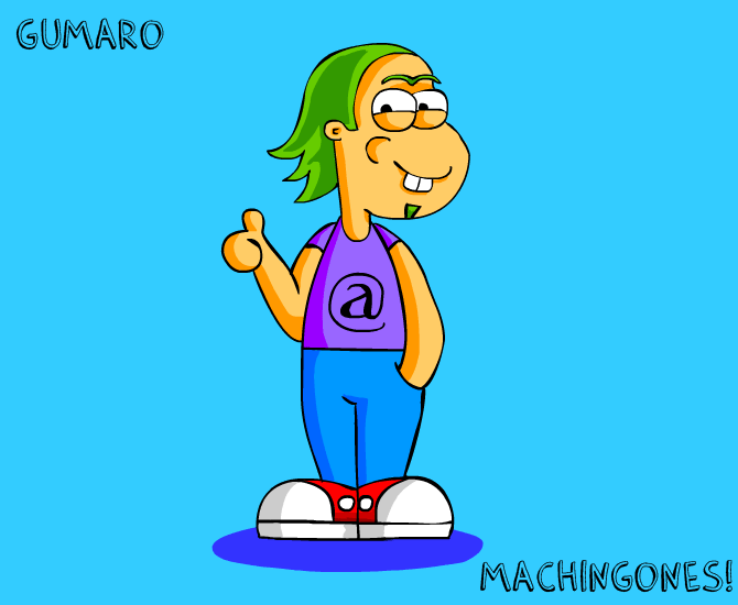MachinGones! Diseño de Personajes Gumaro