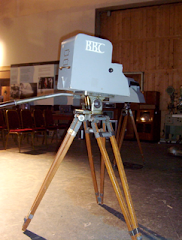 Early TV studio camera in BBC Studio A