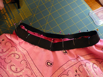 A sewing tutorial for making a handkerchief skirt