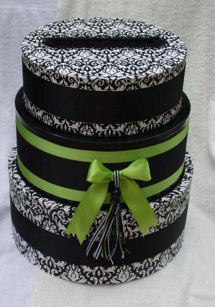 The theme look I am going for Moss green black and damask Besides green 