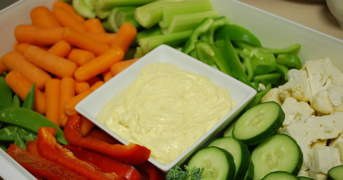 Simply Mangerchine Curried Veggie Dip