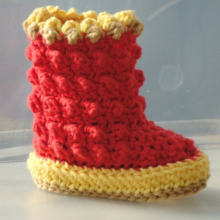 QUILTED BABY COWBOY BOOTS PATTERN - Kids Clothes Patterns