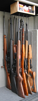 gun cabinet in wall plan