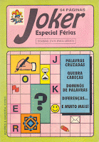 capa de revista de passatempos Joker Especial Férias