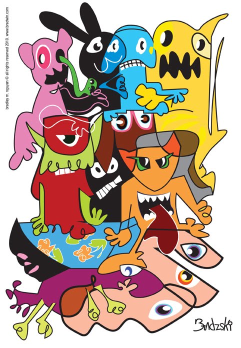 Bradzski Snot Blog: Monster Wallpaper