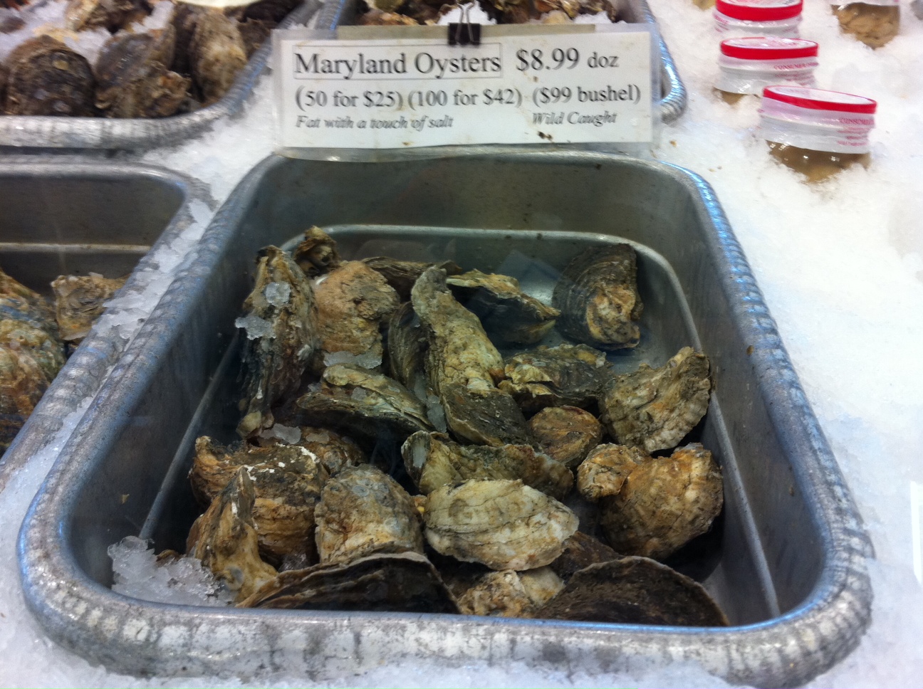 HowChow Oysters At Frank's Seafood In Jessup