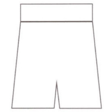 Template for Shorts - Front + Back