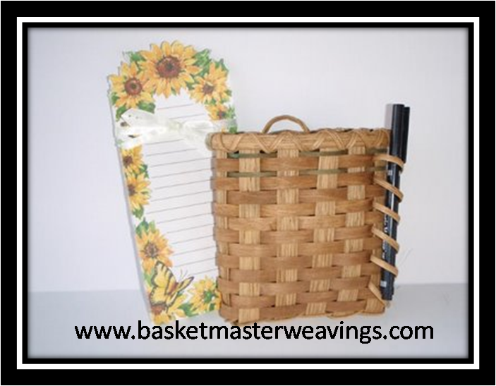 Basketmaster's Weavings Notepad Basket for a Teacher Appreciation Gift