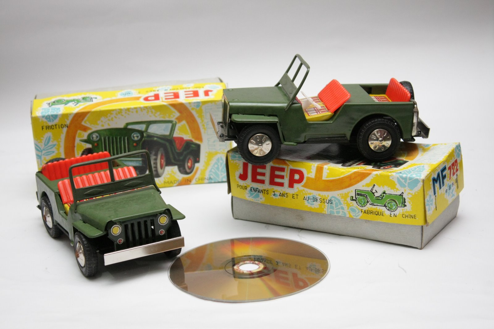 Serba Vintage: Jeep, Robot, Police And Fire Chief Car