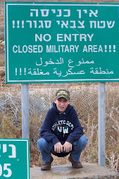Me on the Syrian-Israeli border