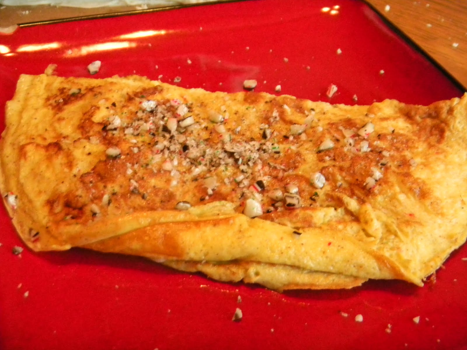 Put It in an Omelette! Eggnog Cheesecake Omelet (yes, really!)