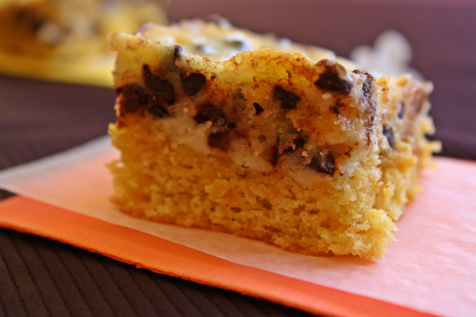 Versatile Vegetarian Kitchen Cream Cheese Topped Pumpkin Bars
