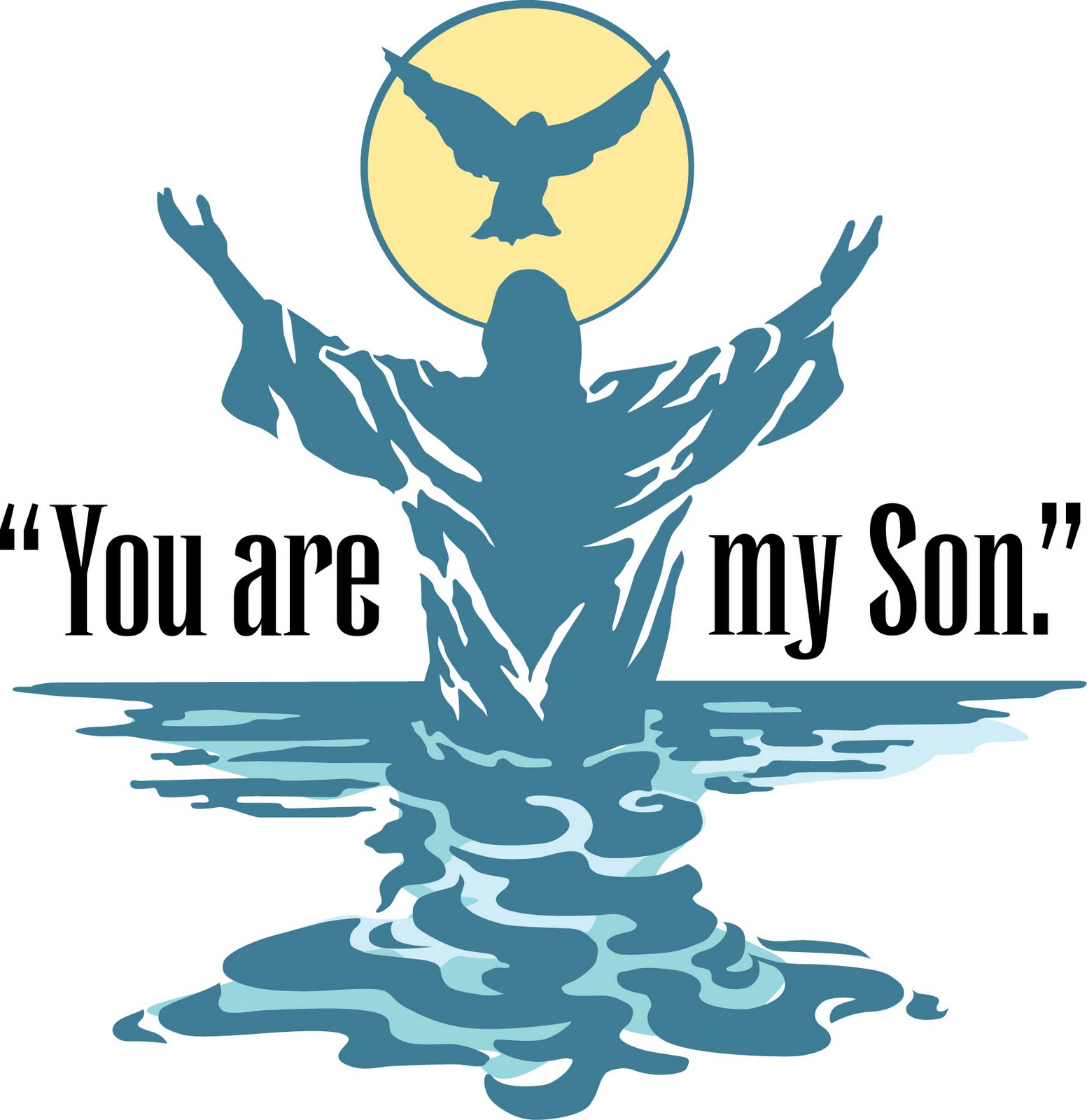 baptism of the lord clipart - photo #2