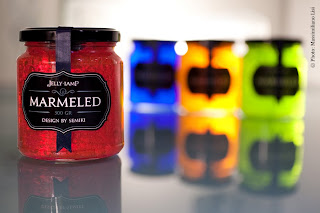 Marmeled jelly lamps