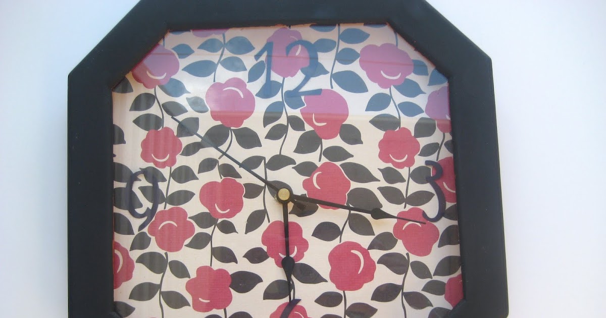 The Cozy Red Cottage Clock Redo