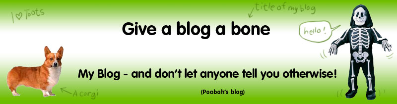 Give a blog a bone