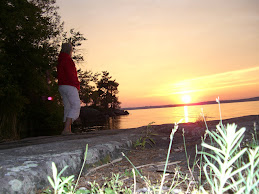 sunset in 1000 Islands