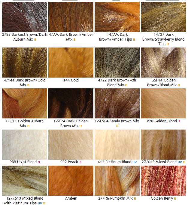 Imp And Petal Synth Dread Color Chart