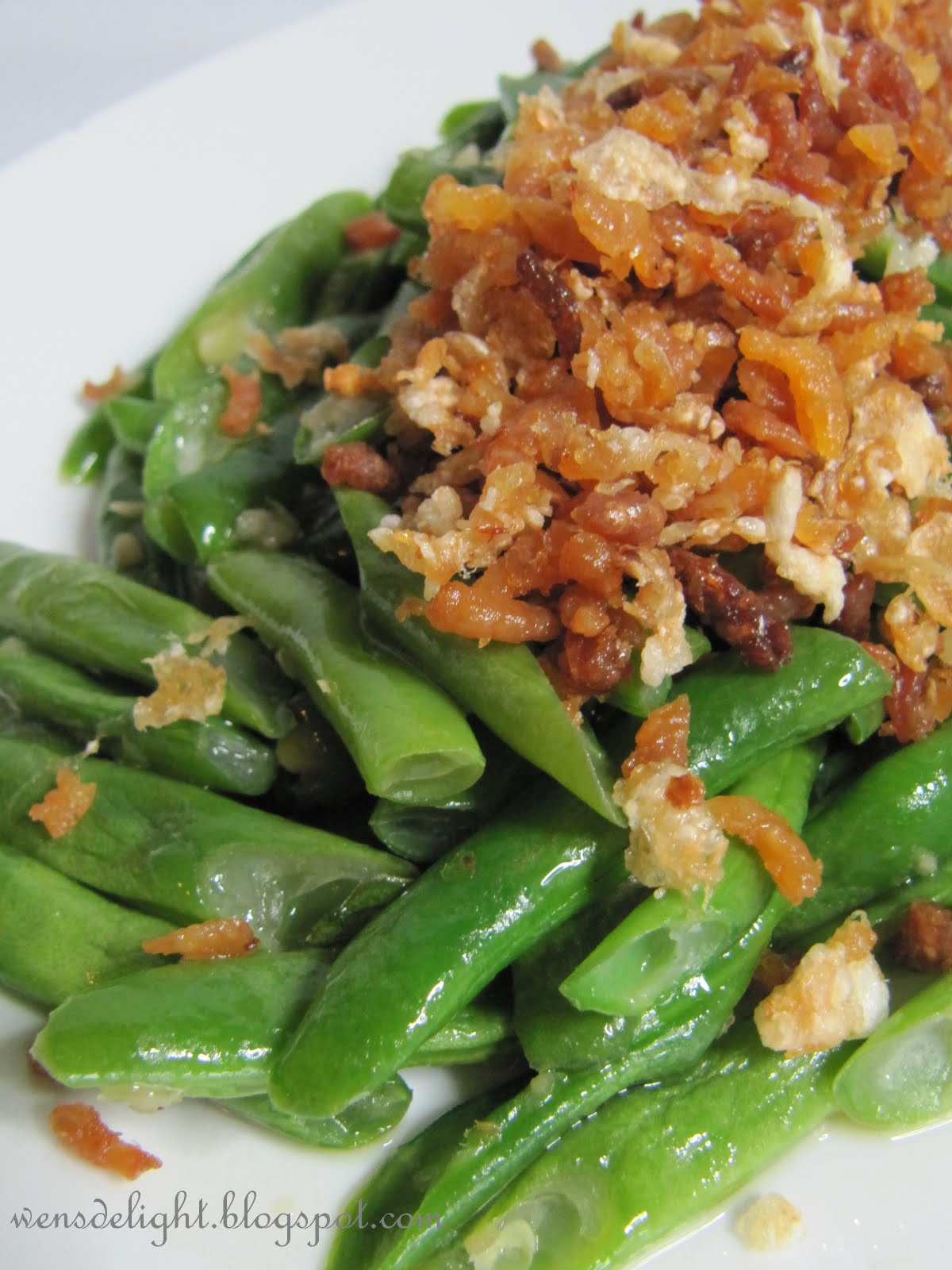 Wen's Delight: Stir Fry French Bean with Preserved Radish & Dried Shrimp