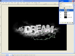 gimp 3d effect text painting blur experiment tutorial layer gaussian clouds filters start