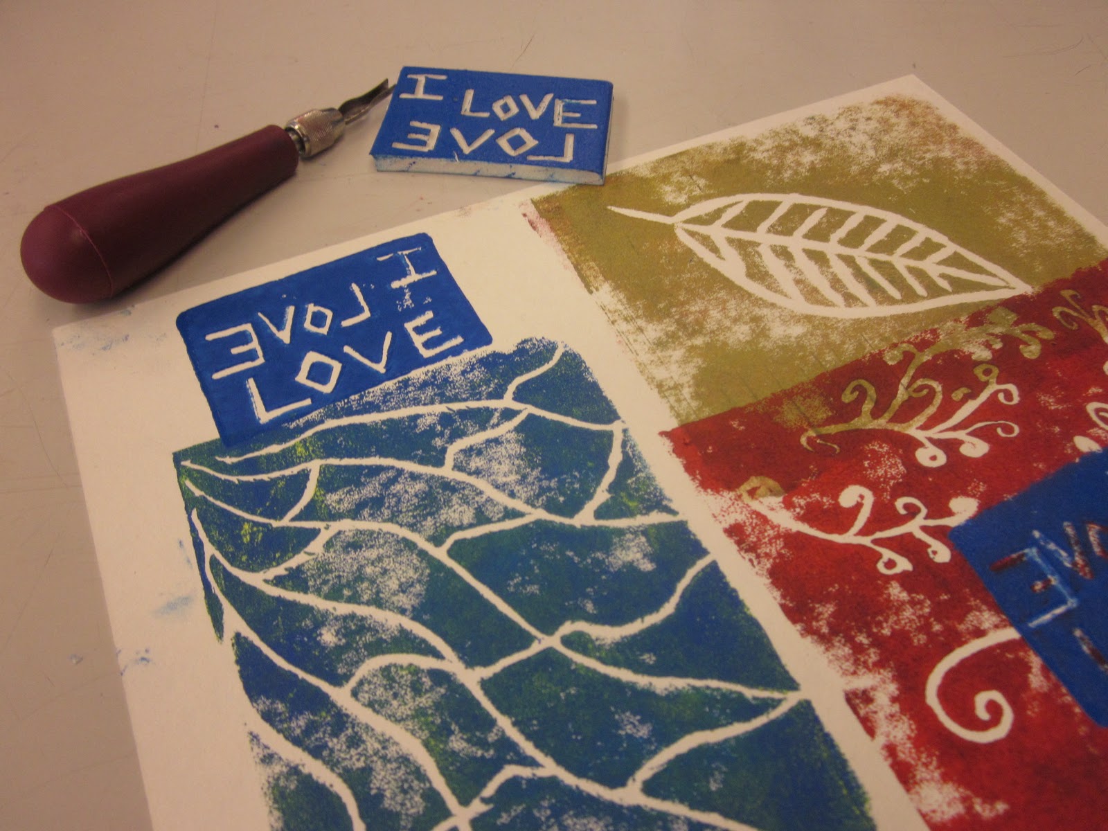 Elementary Art Printmaking