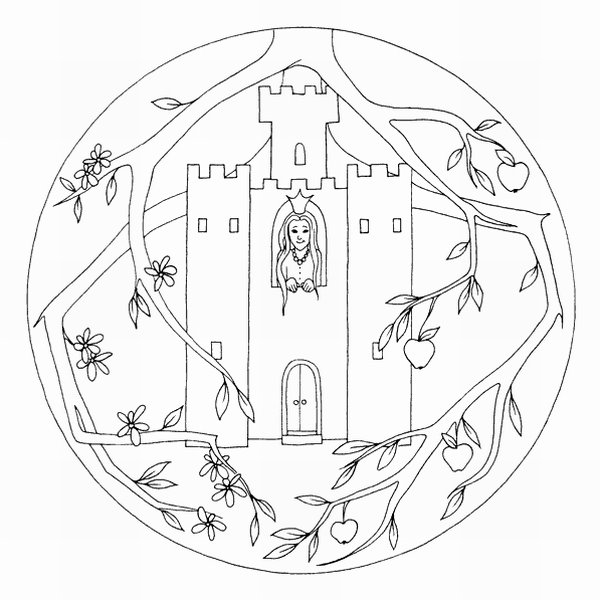 Mandalas Para Pintar: mandalas dornroeschen