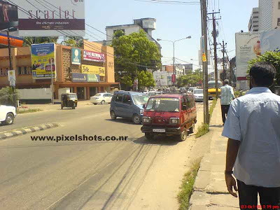 road block in mg road cochin