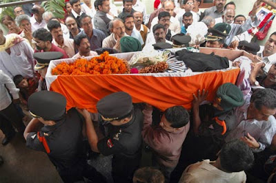 NSG COMMANdo Sandeep Unnikrishnan's funeral