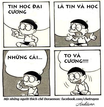 [Doremon chế] tin học đại cương