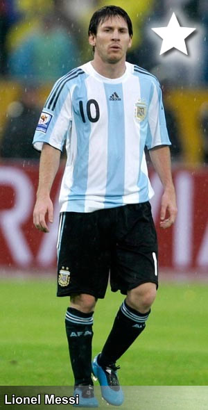 Mundial de Sudáfrica FIFA 2010: Lionel Messi mejor jugador del Mundo