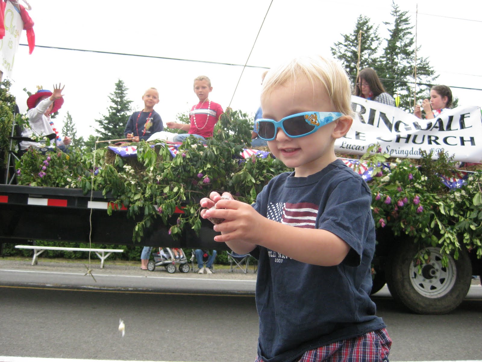 Our family's journey through life 4th of July Corbett Parade