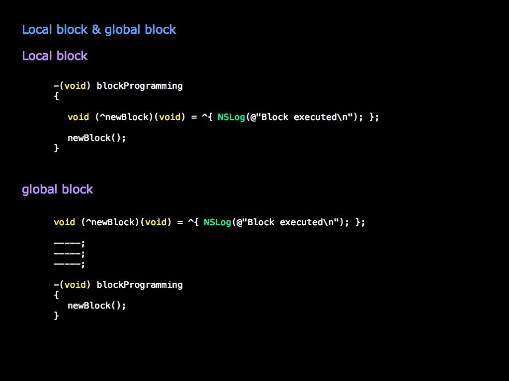 Technology And Programming: Block programming on Objective C