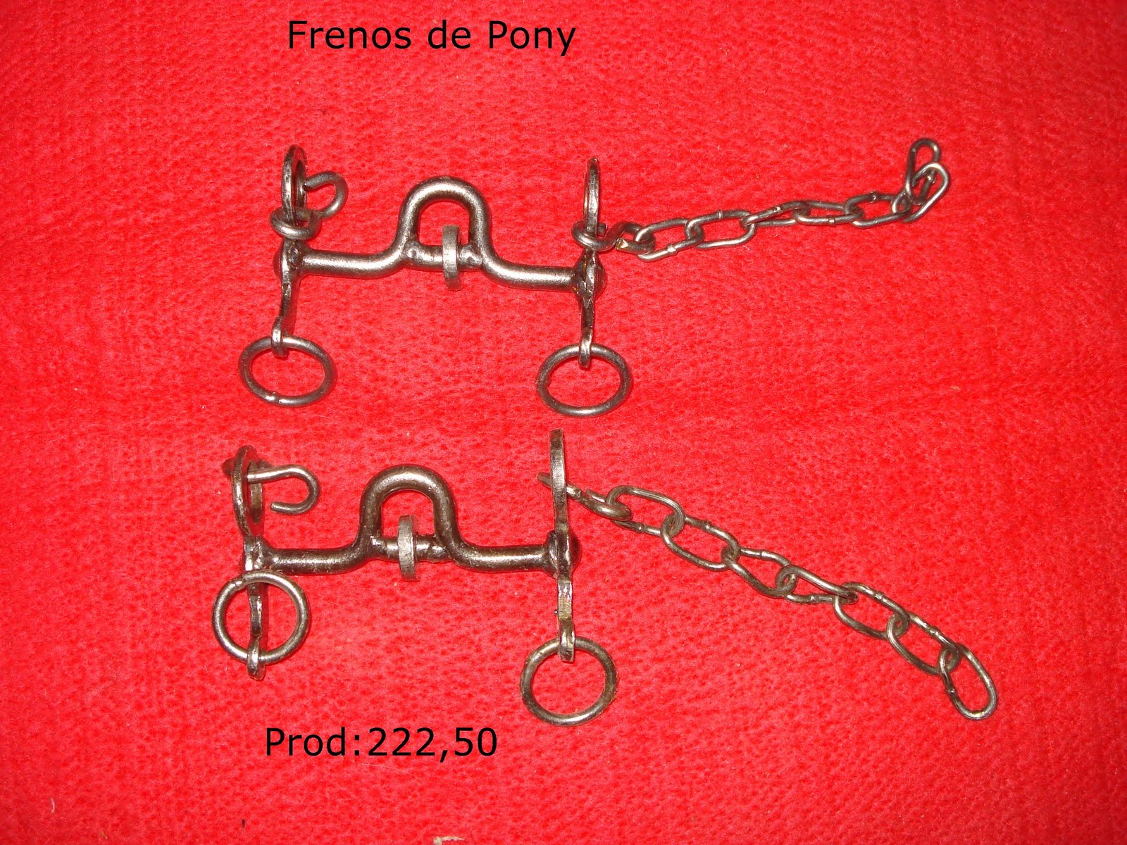 Freno Fino para Pony de Acero Inoxidable con Barril de Cobre WD-1153