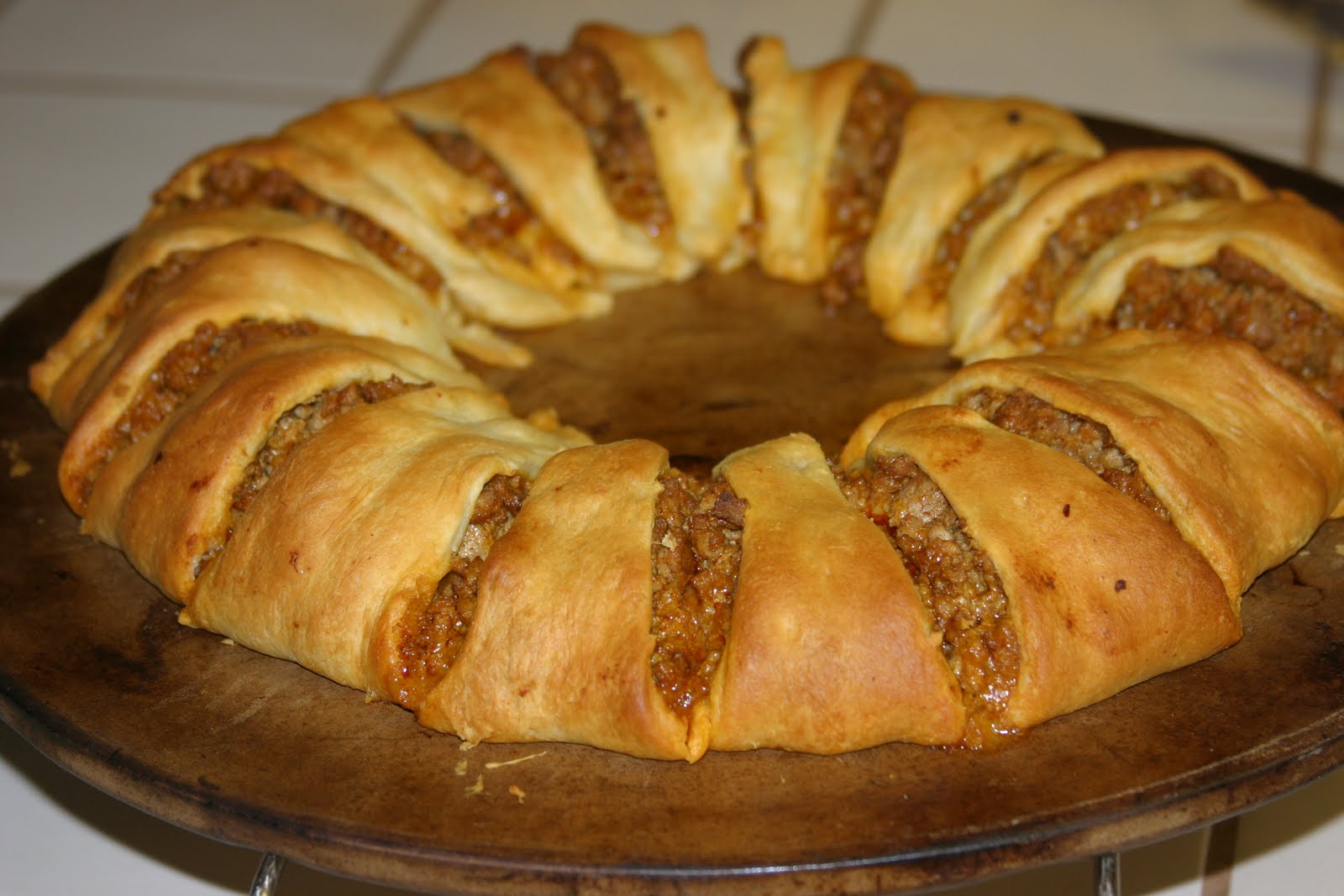 Cheeseburger ring pampered chef
