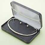 Adults Pearl Necklace, Earring, and Bracelet Set