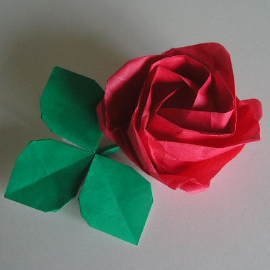 Nuno life: Origami rose