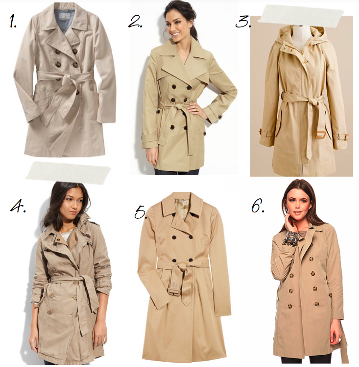 Shopping Around: Spring Trench Coats - The Mama Notes