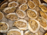Plate of Raw Oysters